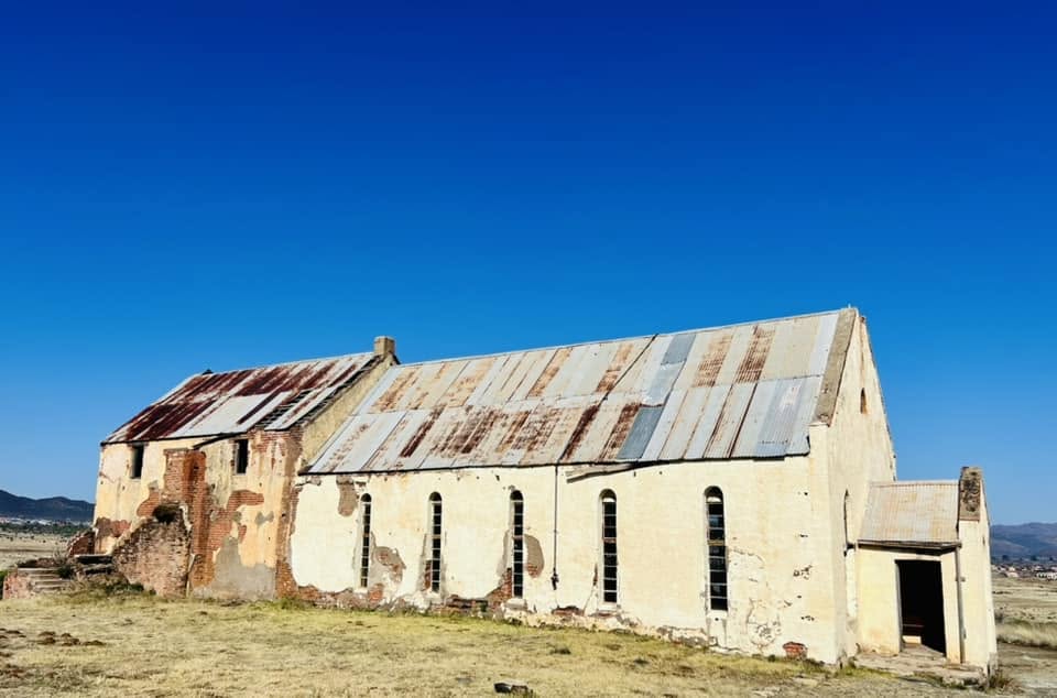 The historic church building at Lesseyton
