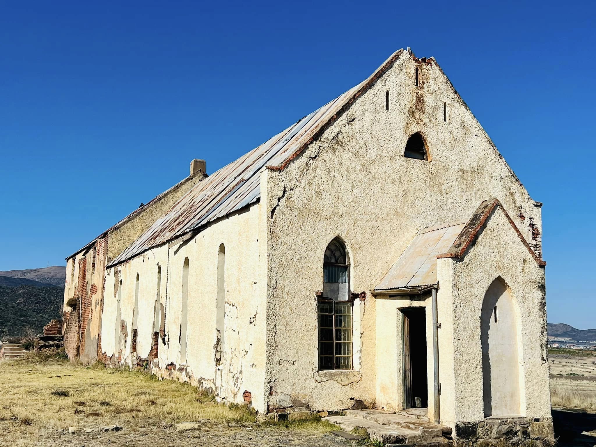 The historic church building at Lesseyton